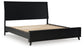 Danziar  Panel Bed, Dresser, Mirror And Nightstand