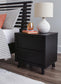 Danziar  Panel Bed, Dresser, Mirror And Nightstand