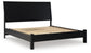 Cama con paneles, cómoda y espejo Danziar