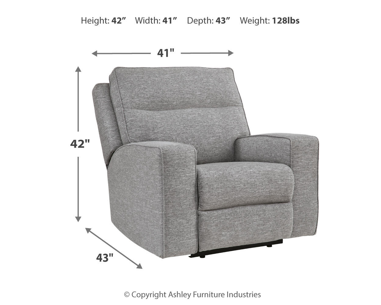 Sofá, sofá de dos plazas y sillón reclinable Biscoe