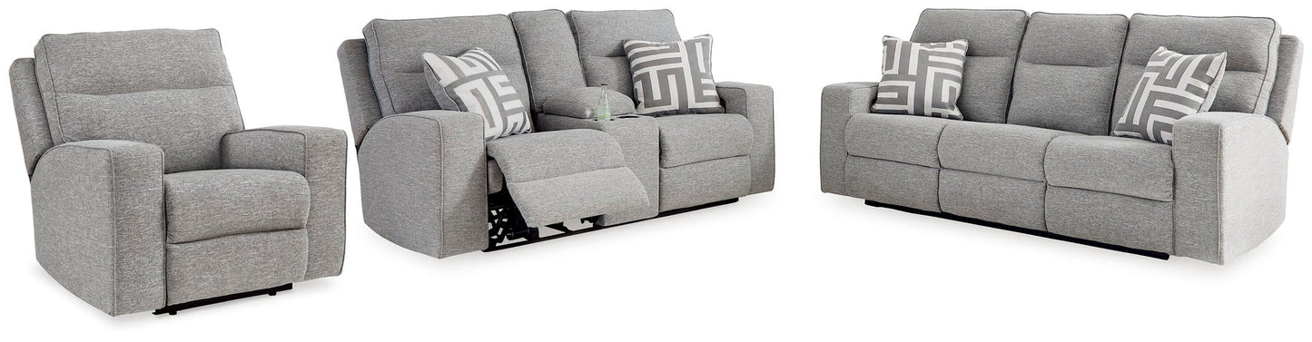 Sofá, sofá de dos plazas y sillón reclinable Biscoe