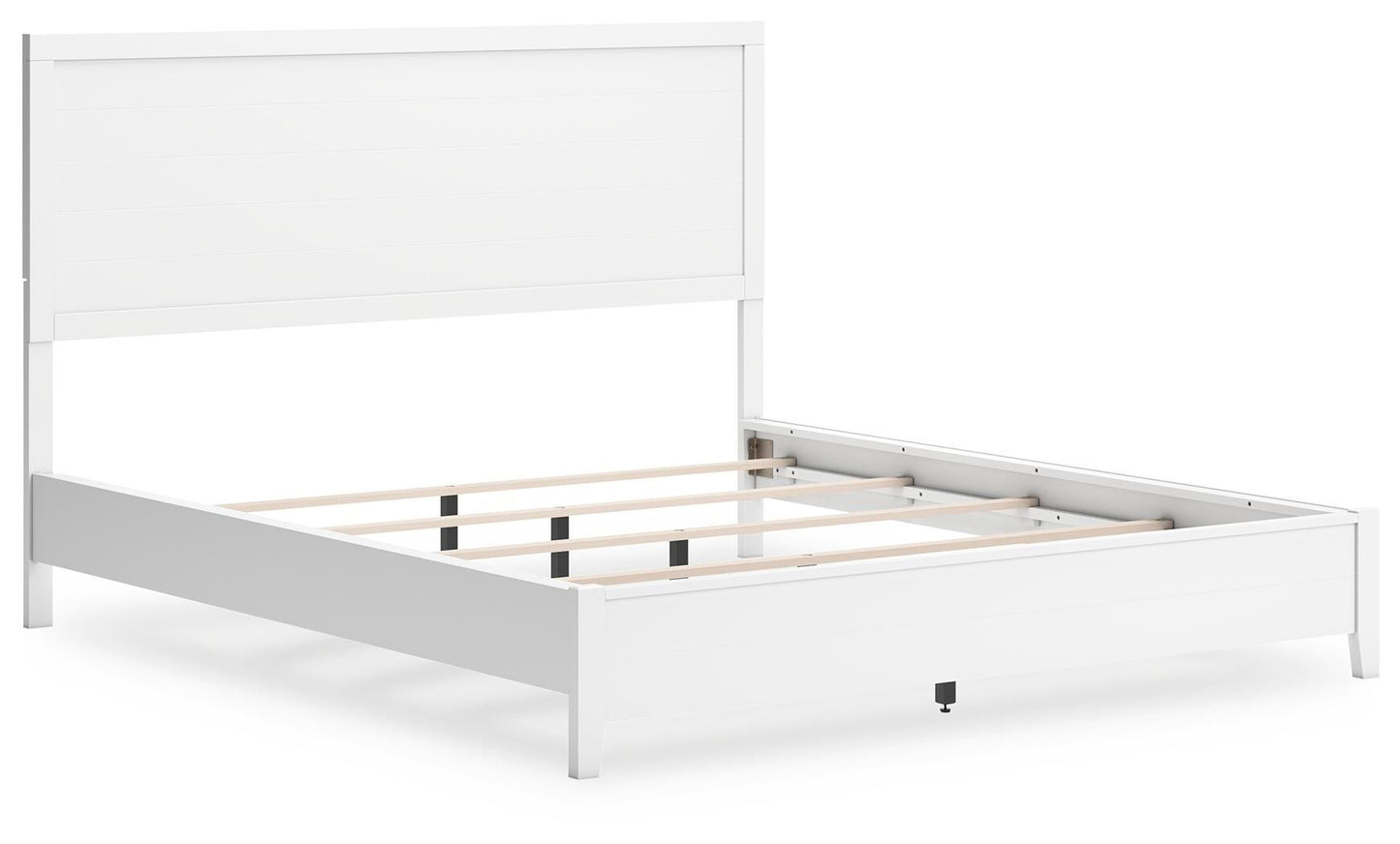 Binterglen California  Panel Bed With Mirrored Dresser And Nightstand