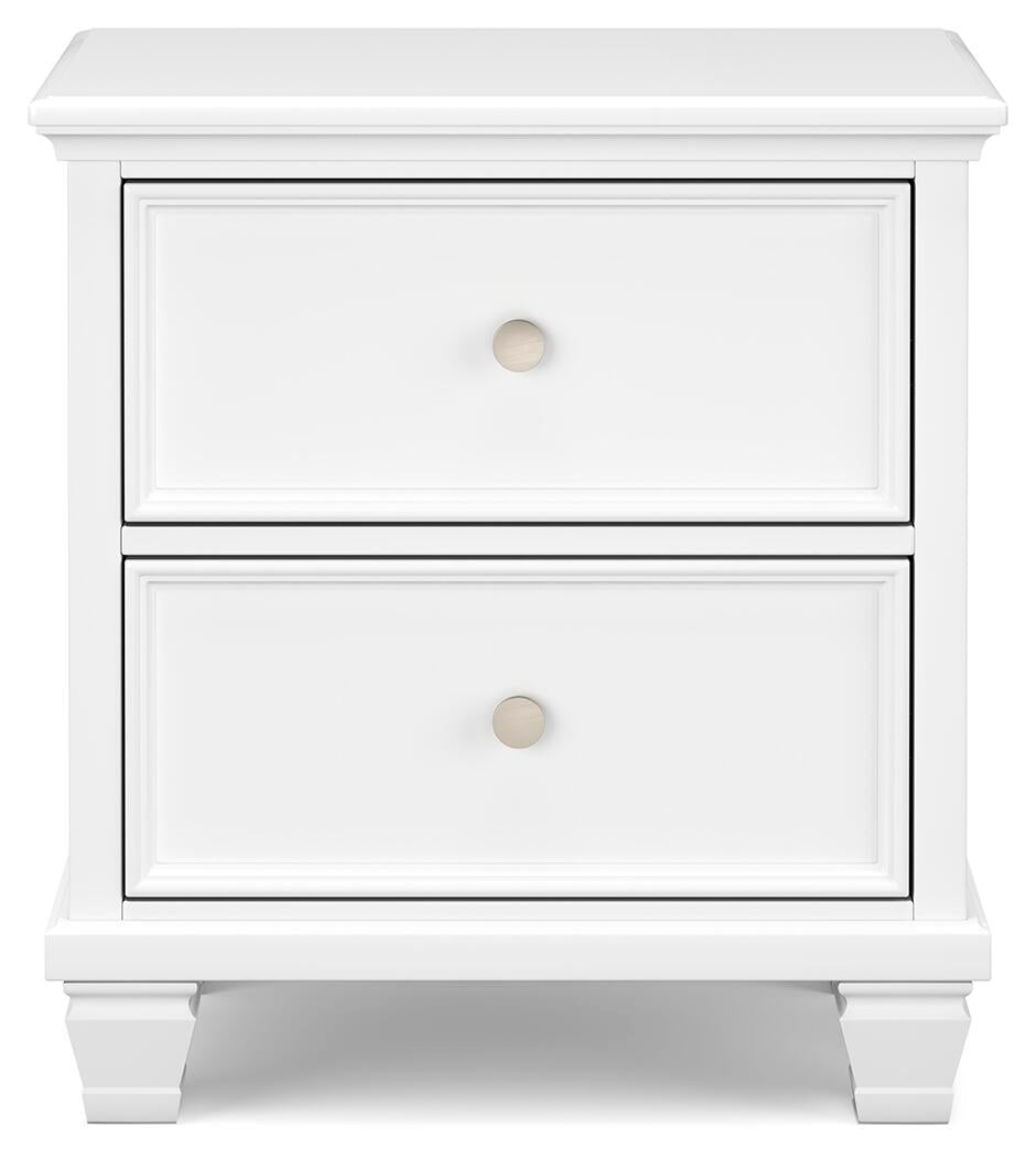 Fortman California  Panel Bed With Mirrored Dresser, Chest And Nightstand