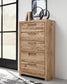 Hyanna  Panel Headboard, Dresser, Mirror, Chest And Nightstand