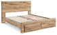 Hyanna  Panel Storage Bed, Dresser And Mirror