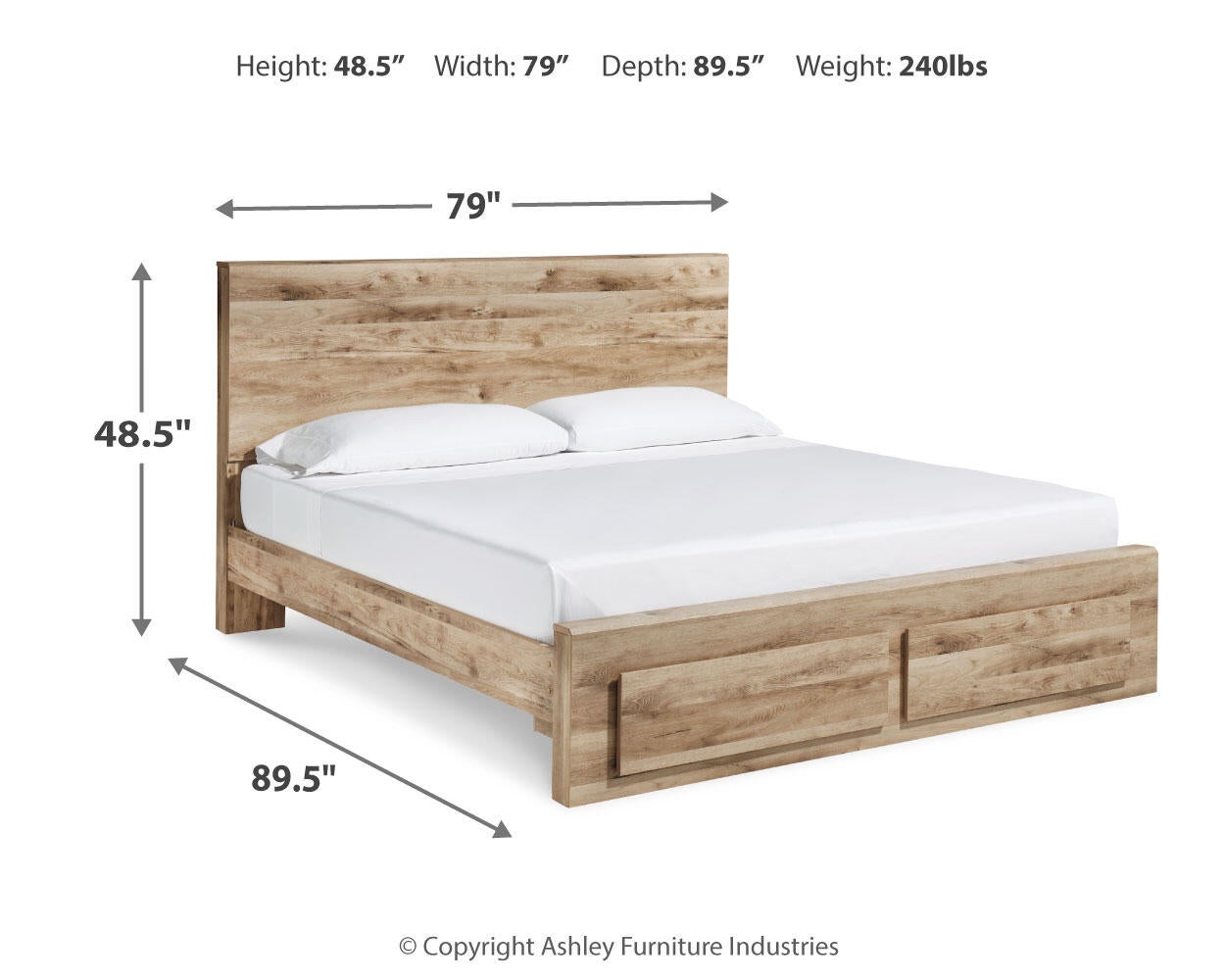 Hyanna  Panel Storage Bed, Dresser And Mirror