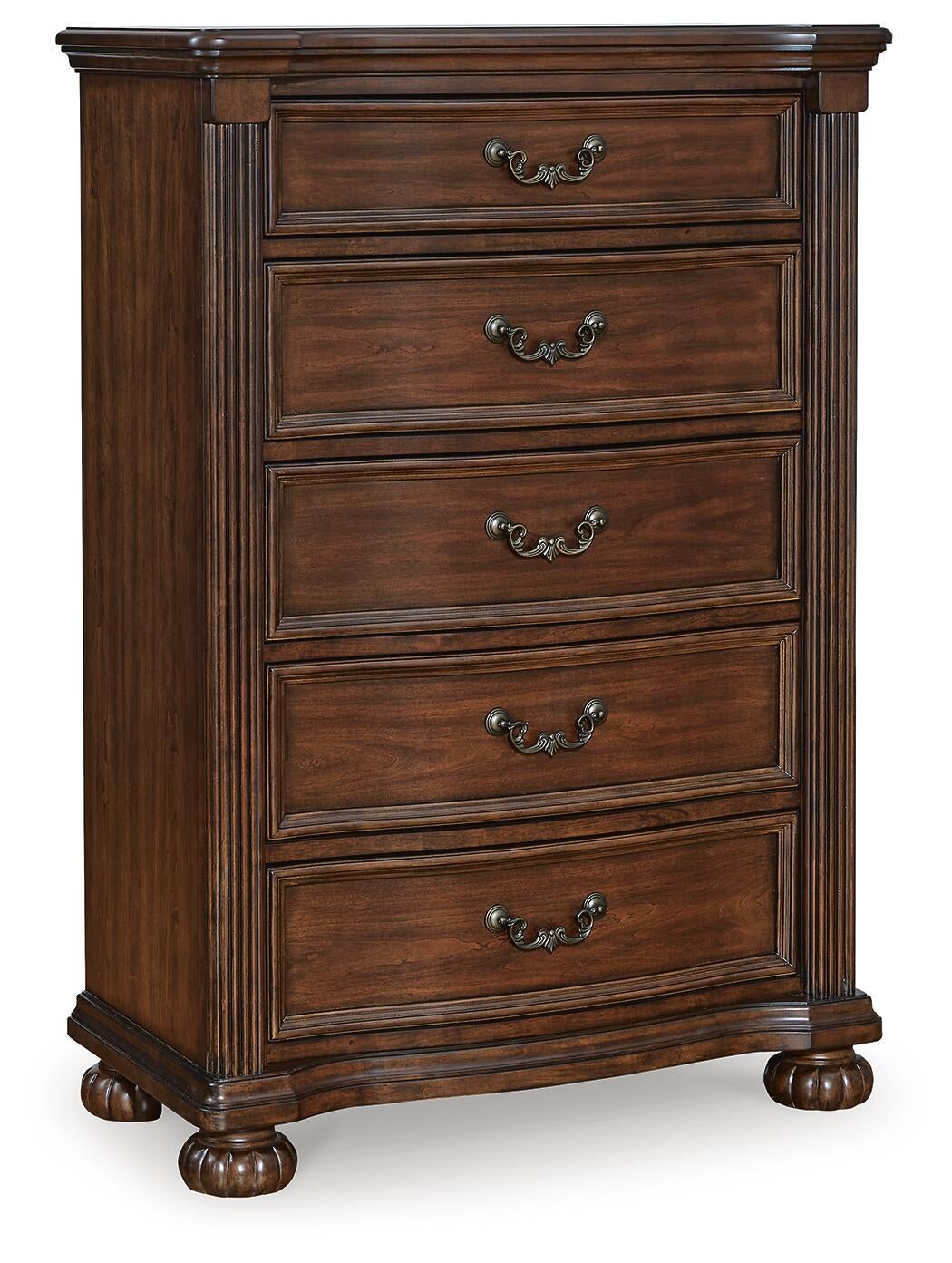 Lavinton  Poster Bed, Dresser, Mirror, Chest And Nightstand