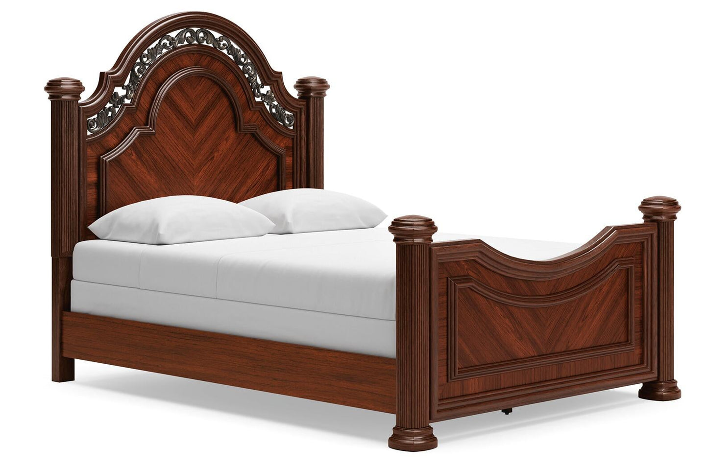 Lavinton  Poster Bed, Dresser, Mirror, Chest And Nightstand