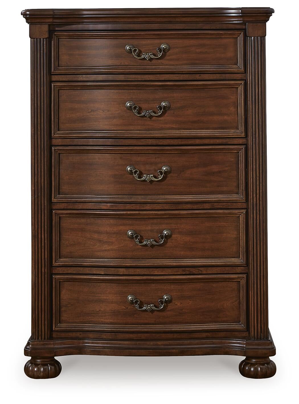 Lavinton  Poster Bed, Dresser, Mirror, Chest And Nightstand