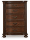Lavinton  Poster Bed, Dresser, Mirror, Chest And Nightstand