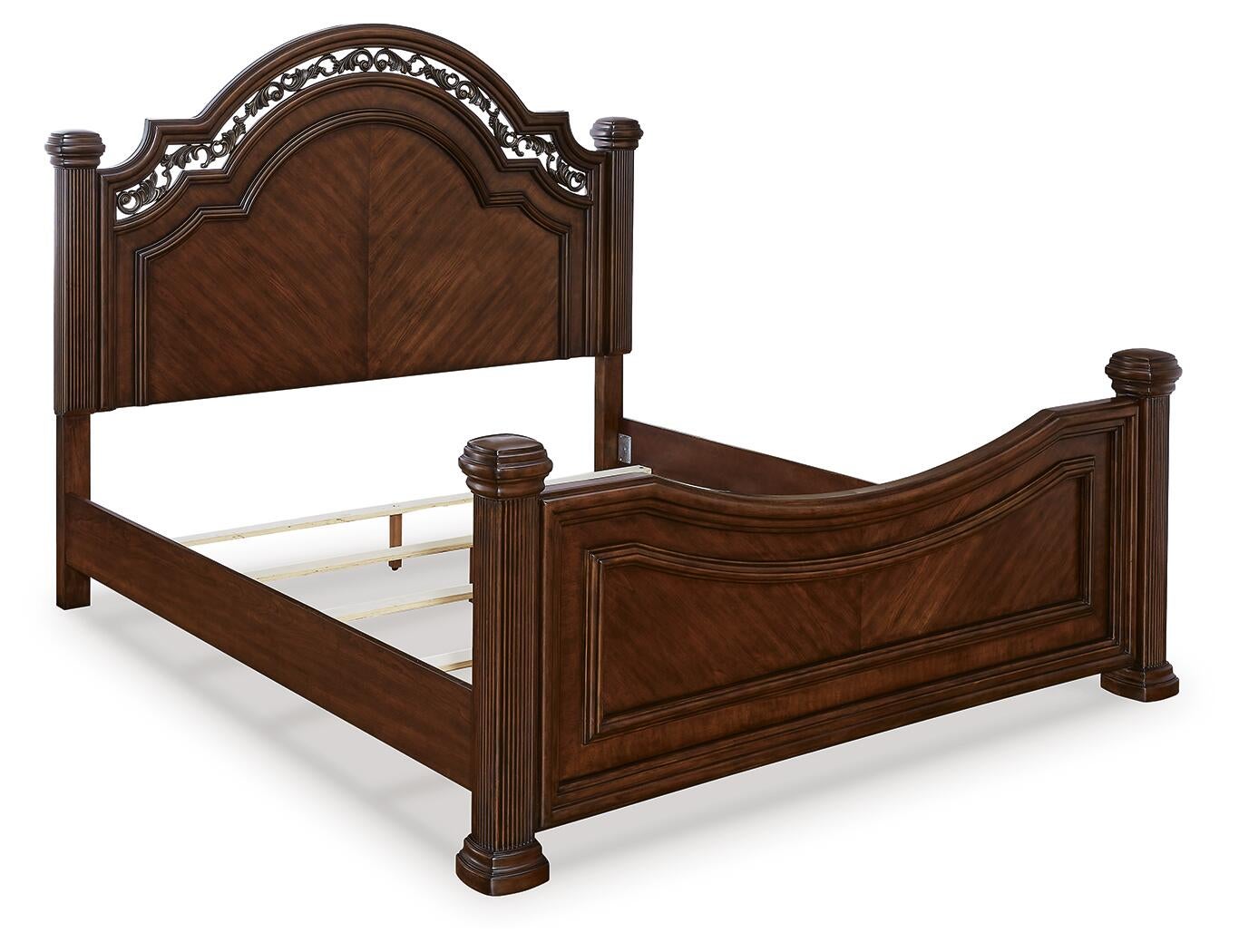 Lavinton  Poster Bed, Dresser, Mirror, Chest And Nightstand