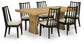 Galliden Dining Table and 6 Chairs