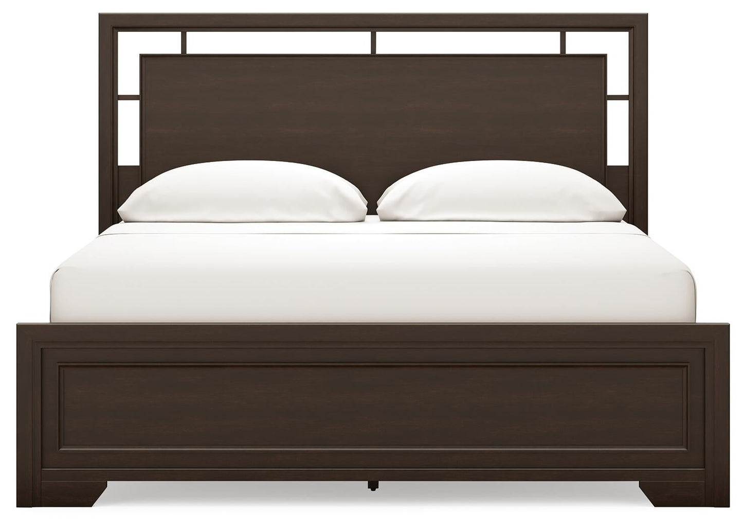 Covetown California  Panel Bed With Mirrored Dresser And Nightstand