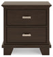 Covetown California  Panel Bed With Mirrored Dresser And Nightstand