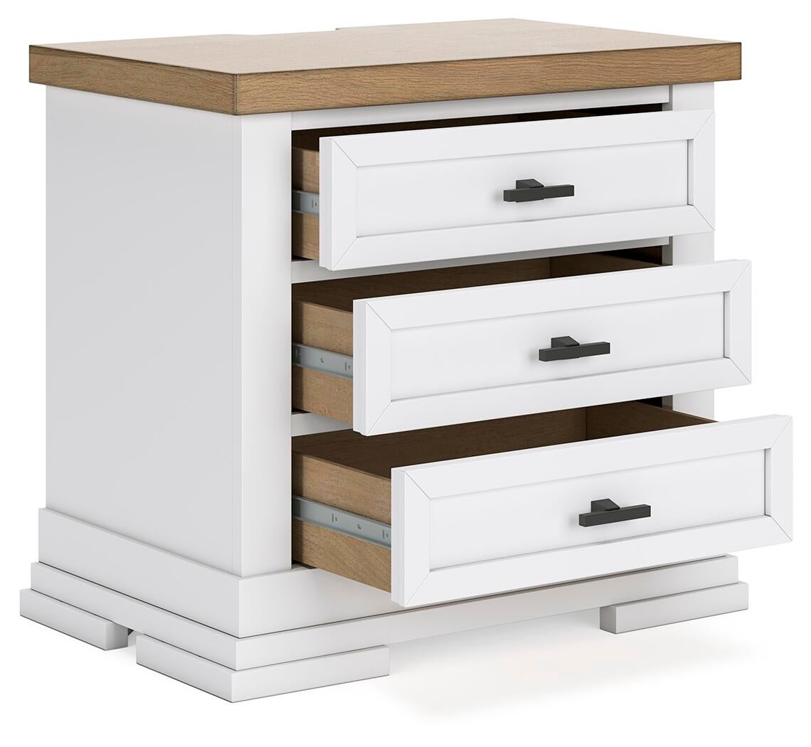 Ashbryn California  Panel Storage Bed, Dresser, Mirror And Nightstand