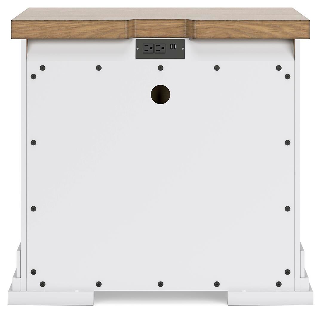 Ashbryn California  Panel Storage Bed, Dresser, Mirror And Nightstand