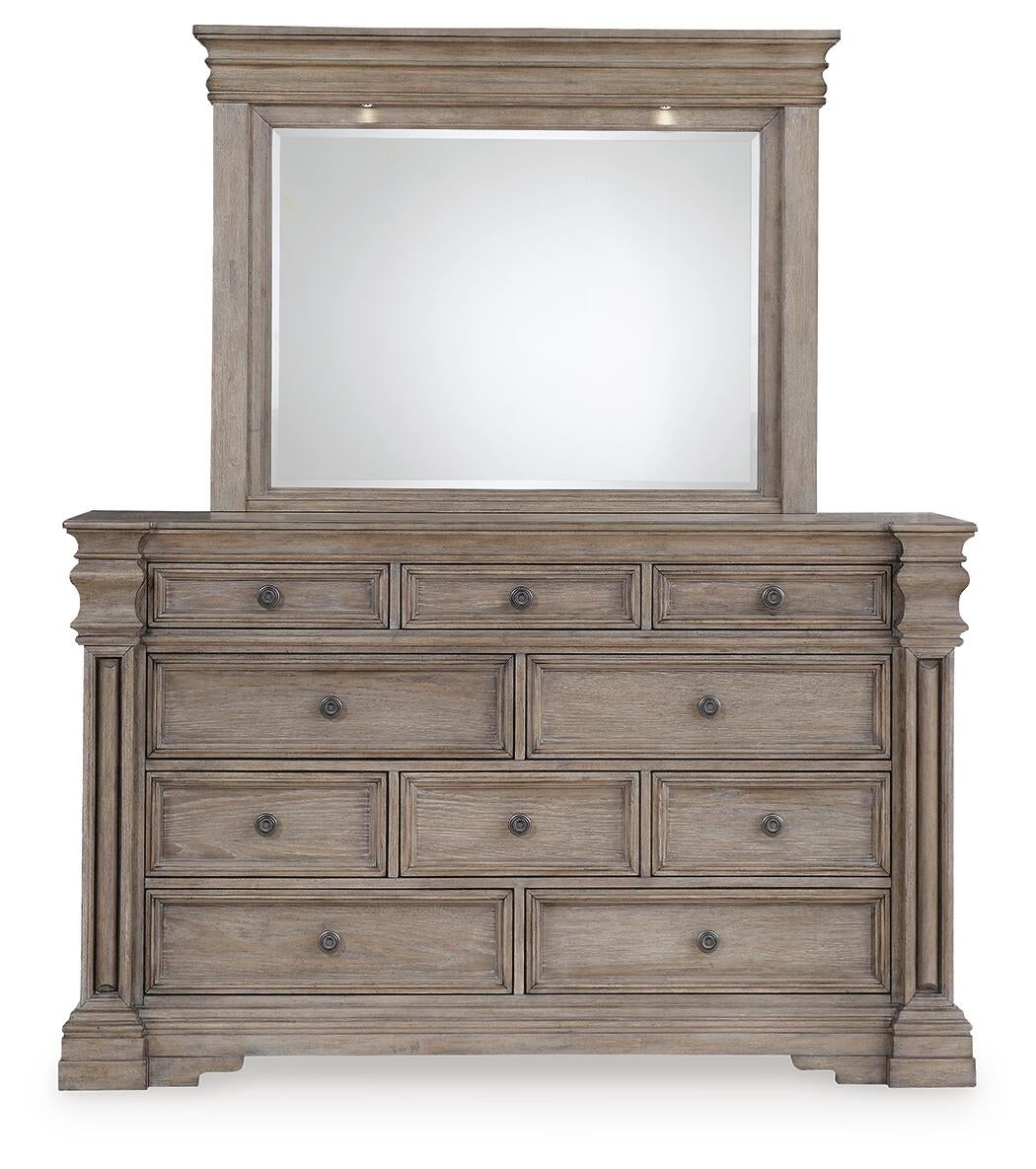 Blairhurst California  Panel Bed, Dresser, Mirror, Chest And Nightstand