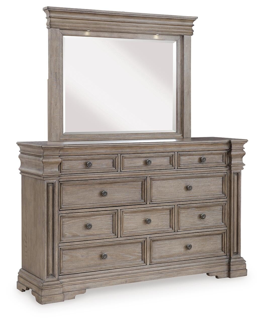 Blairhurst California  Panel Bed, Dresser, Mirror, Chest And Nightstand