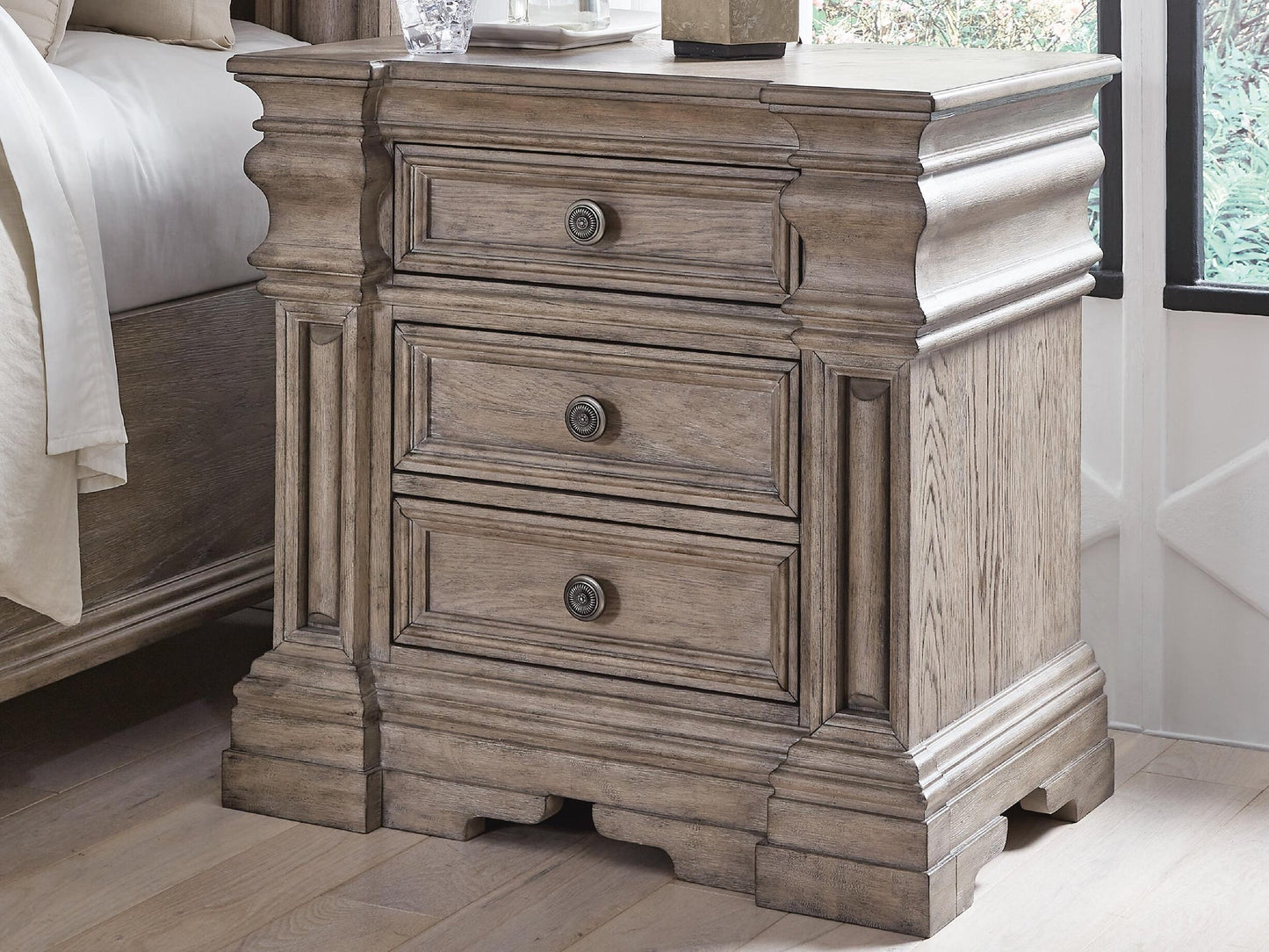 Blairhurst California  Panel Bed, Dresser, Mirror, Chest And Nightstand