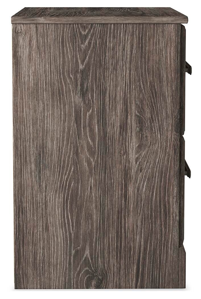 Cama con panel, tocador, espejo, cómoda y mesita de noche Ralinksi