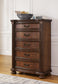 Lavinton California  Poster Bed, Dresser, Mirror, Chest And Nightstand
