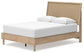 Cama con paneles Cielden con tocador con espejo y mesita de noche