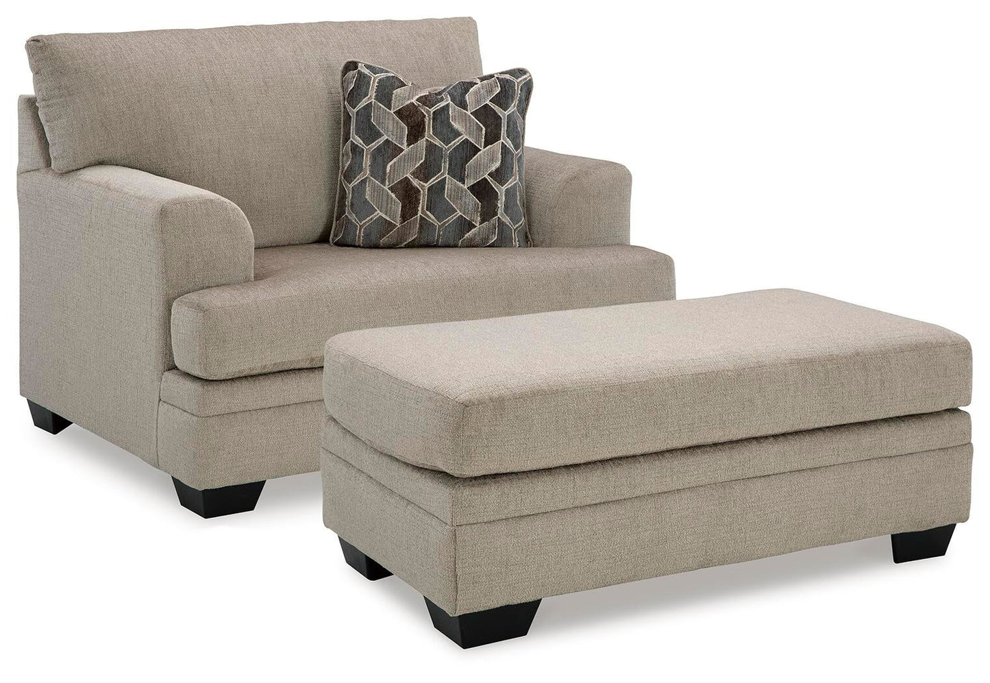 Sillón y otomana Stonemeade