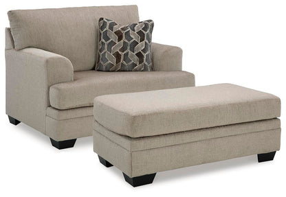 Sillón y otomana Stonemeade