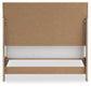 Cielden  Panel Bed With Mirrored Dresser