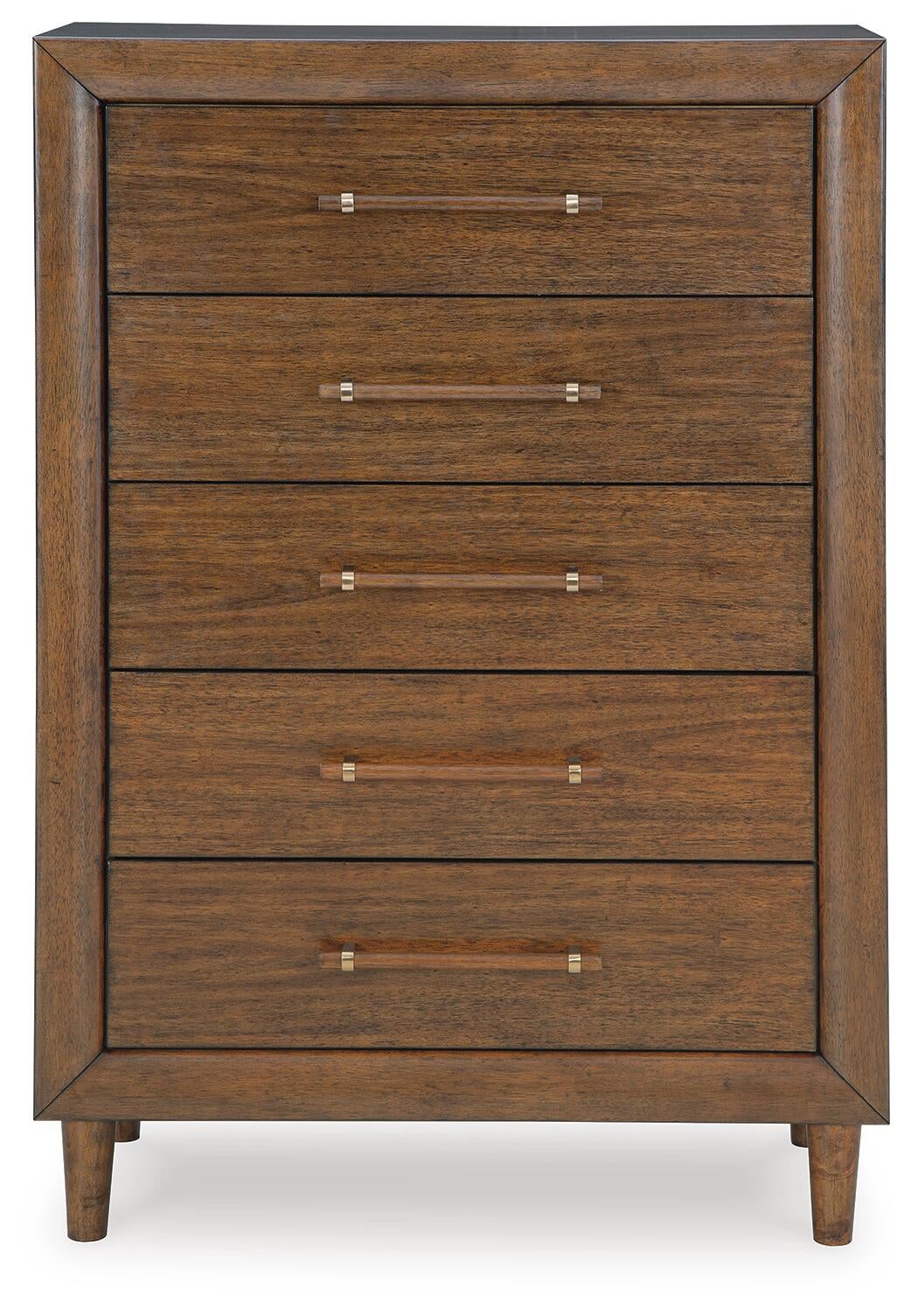Lyncott California  Upholstered Bed, Dresser, Mirror, Chest And Nightstand