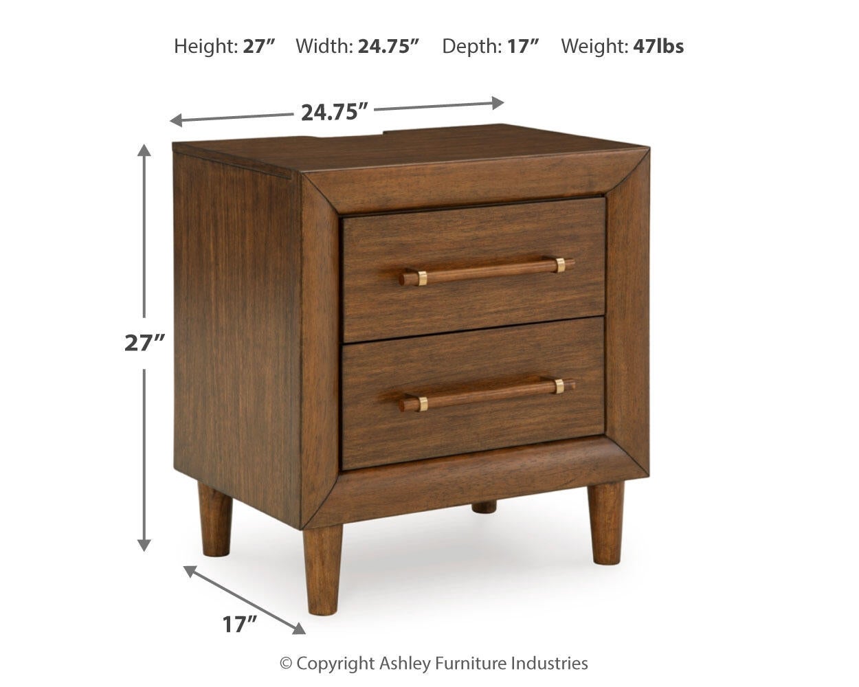 Lyncott California  Upholstered Bed, Dresser, Mirror, Chest And Nightstand