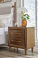 Lyncott California  Upholstered Bed, Dresser, Mirror, Chest And Nightstand