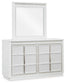 Chalanna  Upholstered Storage Bed, Dresser, Mirror, Chest And Nightstand