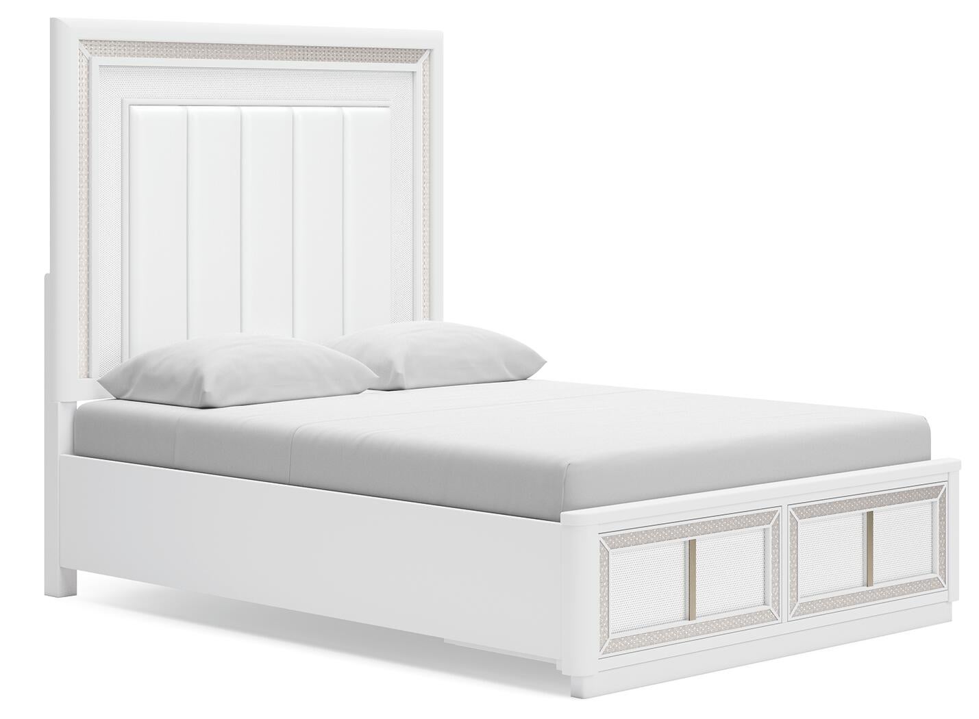 Chalanna  Upholstered Storage Bed, Dresser, Mirror, Chest And Nightstand