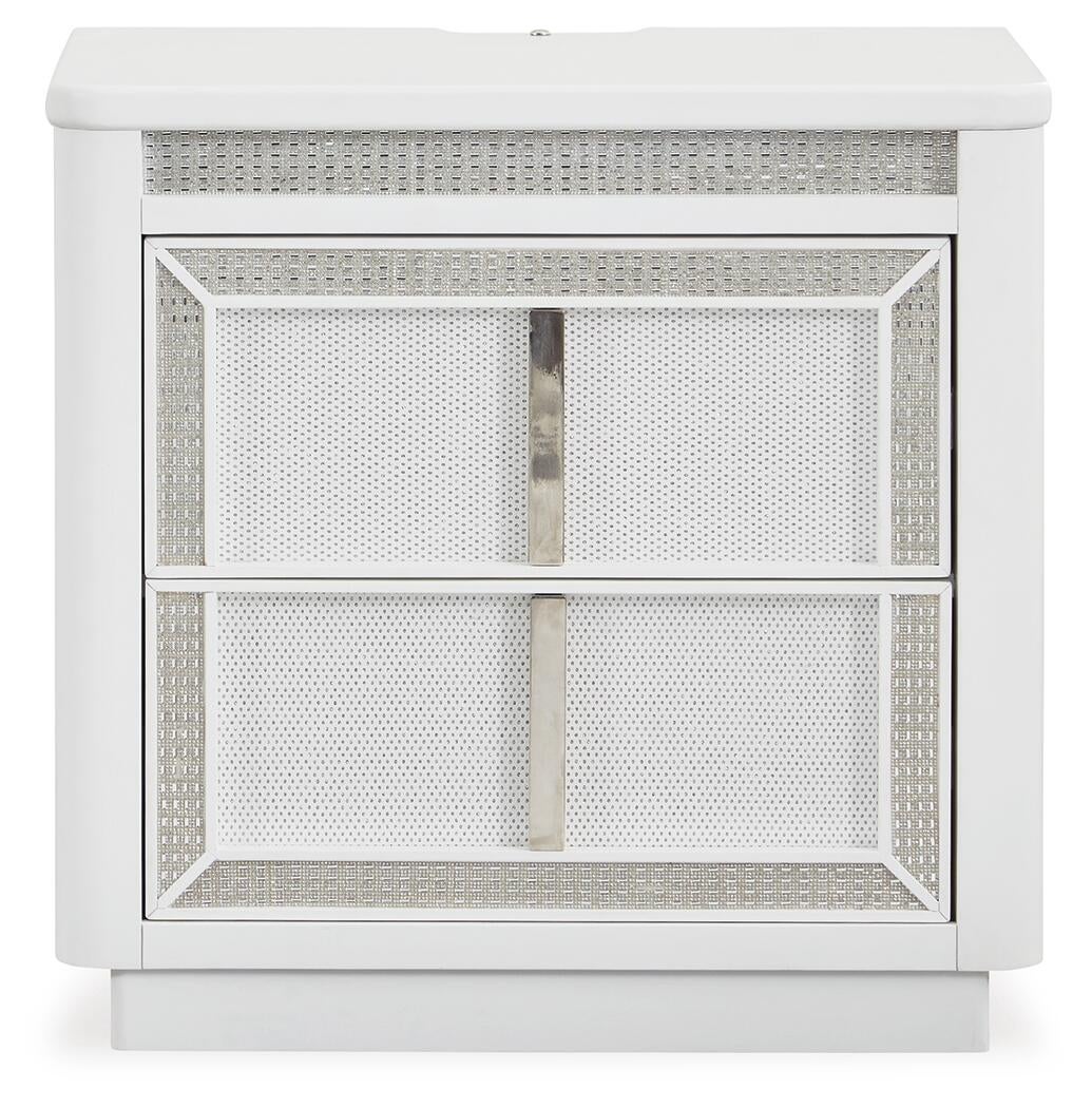 Chalanna  Upholstered Storage Bed, Dresser, Mirror, Chest And Nightstand