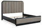 Rowanbeck California  Upholstered Panel Bed, Dresser, Mirror, Chest And Nightstand