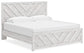 Cama de panel Cayboni con cómoda con espejo