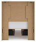 Lawroy  Panel Bed With Storage, Dresser And Mirror