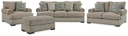 Sofá, Loveseat, Silla y Otomana Galemore