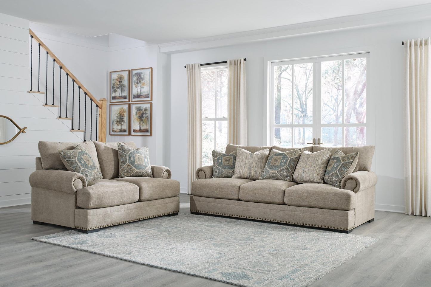 Sofá, Loveseat, Silla y Otomana Galemore