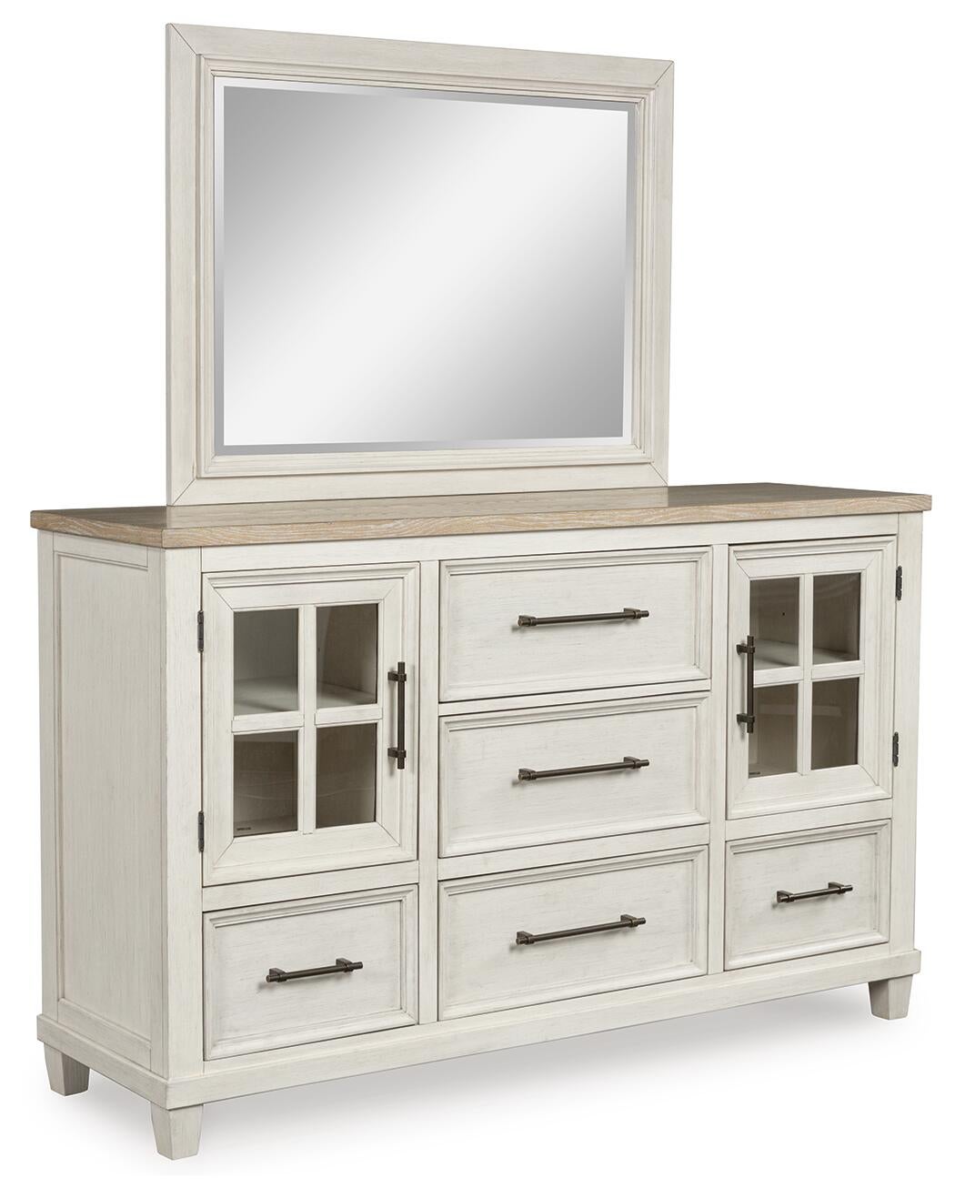 Shaybrock California  Panel Bed, Dresser, Mirror, Chest And Nightstand