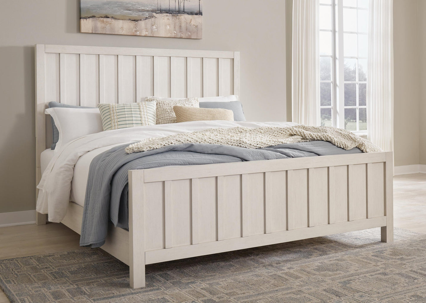 Shaybrock California  Panel Bed, Dresser, Mirror, Chest And Nightstand