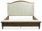 Sturlayne California  Upholstered Panel Bed, Dresser, Mirror, Chest And Nightstand