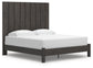 Fraluna  Panel Bed, Dresser, Mirror And Nightstand
