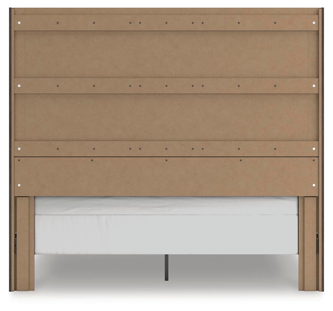 Fraluna  Panel Bed, Dresser, Mirror And Nightstand