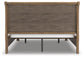 Feddinger California  Storage Sleigh Bed With Mirrored Dresser And Nightstand