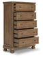 Feddinger California  Storage Sleigh Bed With Mirrored Dresser, Chest And Nightstand