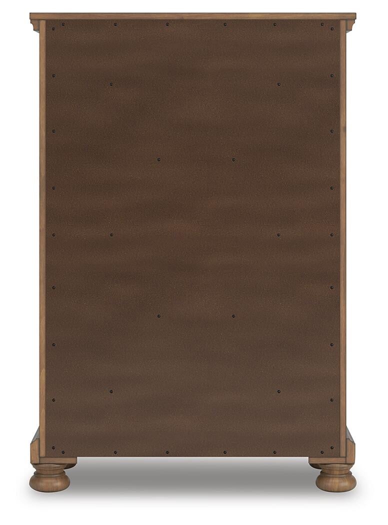Feddinger California  Storage Sleigh Bed With Mirrored Dresser, Chest And Nightstand
