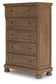 Feddinger California  Storage Sleigh Bed With Mirrored Dresser, Chest And Nightstand