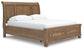 Feddinger California  Storage Sleigh Bed With Mirrored Dresser, Chest And Nightstand